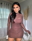 2026 Summer Sexy Lace Long Sleeve Dress