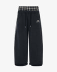Retro Striped Embroidered Sports Pants for Men and Women