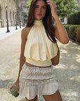 Summer Backless Halter Top for Women