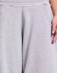 Casual Gray Wide Leg Pants for Women