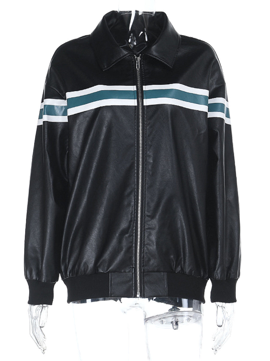Vintage Black Street Style Jacket for Women
