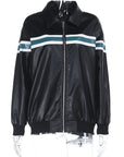 Vintage Black Street Style Jacket for Women