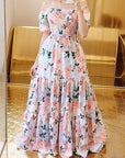 2025 Spring Summer Elegant Floral Dress