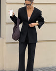 Elegant Black Suit Set for Women