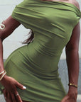 2025 Summer New Sexy Off-Shoulder Dress