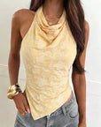 Fashionable Sexy Backless Knitted Top