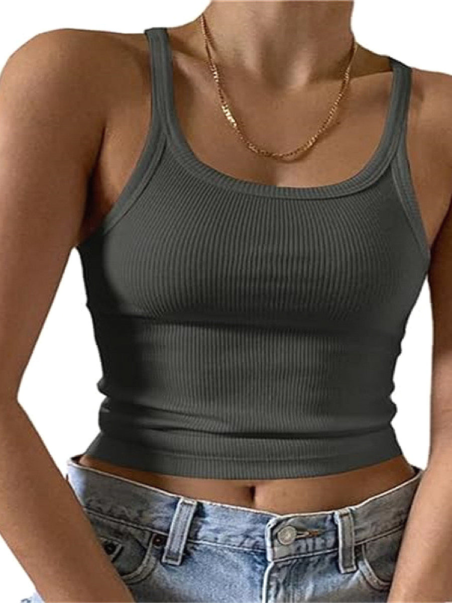 Summer Women's Crop Tank Top - Stylish and Trendy