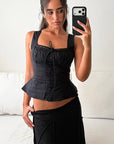 Fashionable Casual Square Neck Tank Top for Women