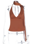 Summer Sexy Halter Neck Backless Top