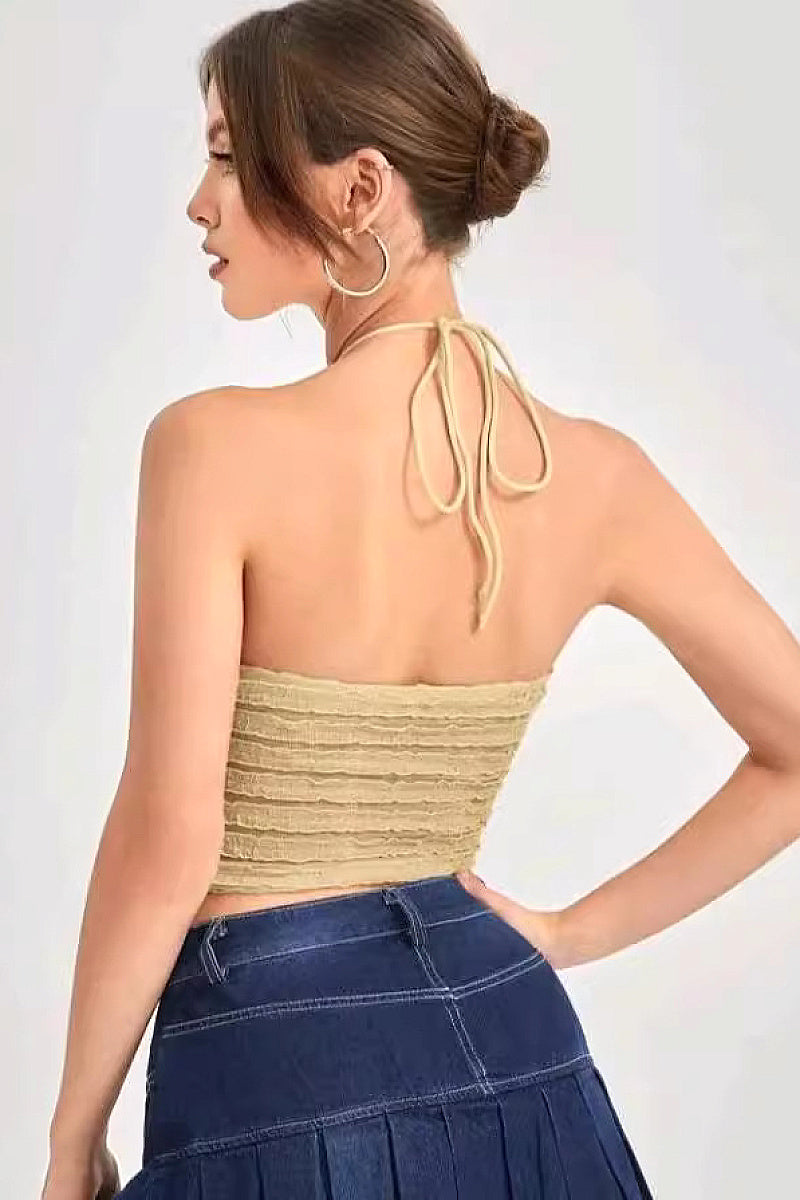 Stylish Low-Cut Sleeveless Top for Women