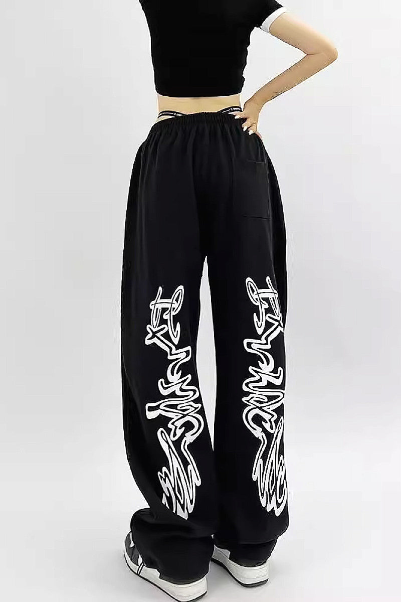 Trendy Street Style Loose Fit Sweatpants