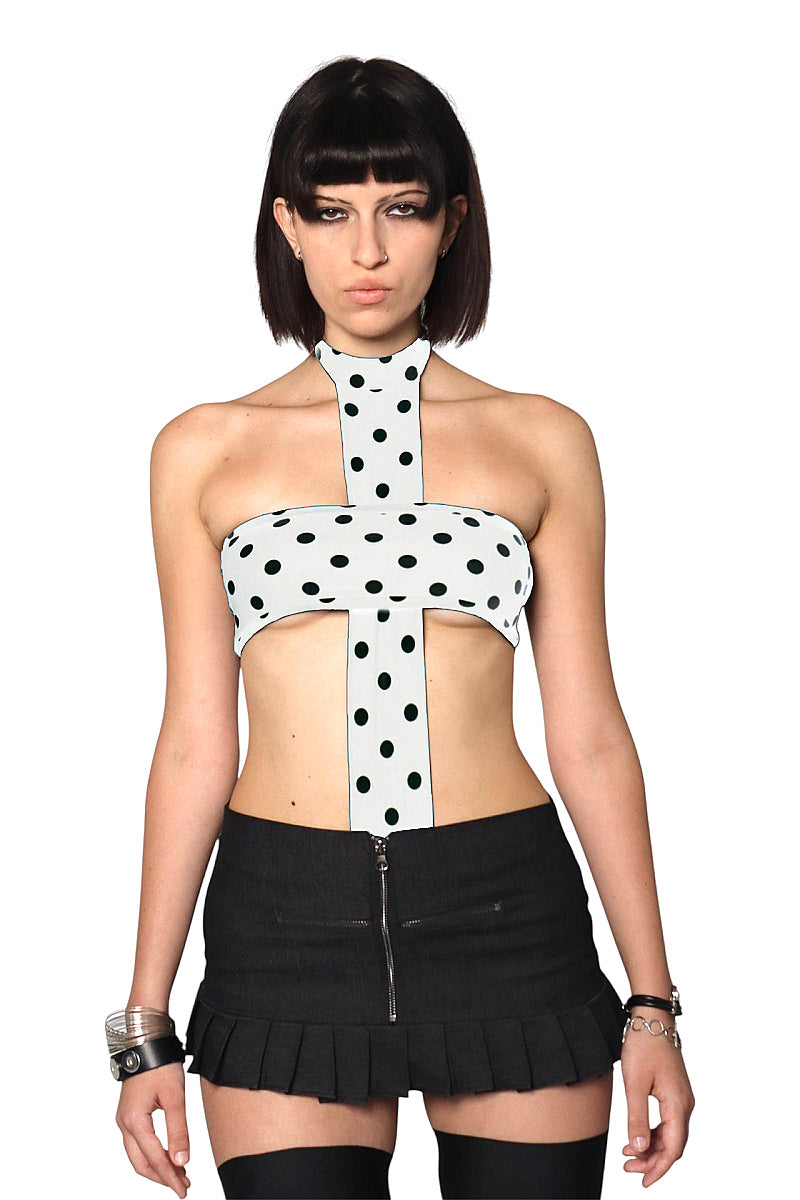 Y2K Gothic Polka Dot Sexy Street Style Jumpsuit