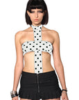 Y2K Gothic Polka Dot Sexy Street Style Jumpsuit