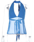 Summer V-Neck Halter Top for Women