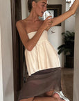 Fashionable Strapless Top for Casual Wear