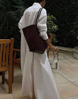 French Casual Loose Shirt Dress for Women