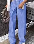 French Style Loose Wide Leg Pants for Women