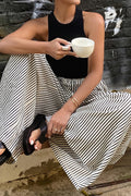 Black with Apricot Stripes