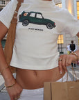 Trendy Summer T-Shirt with High Waist Pants