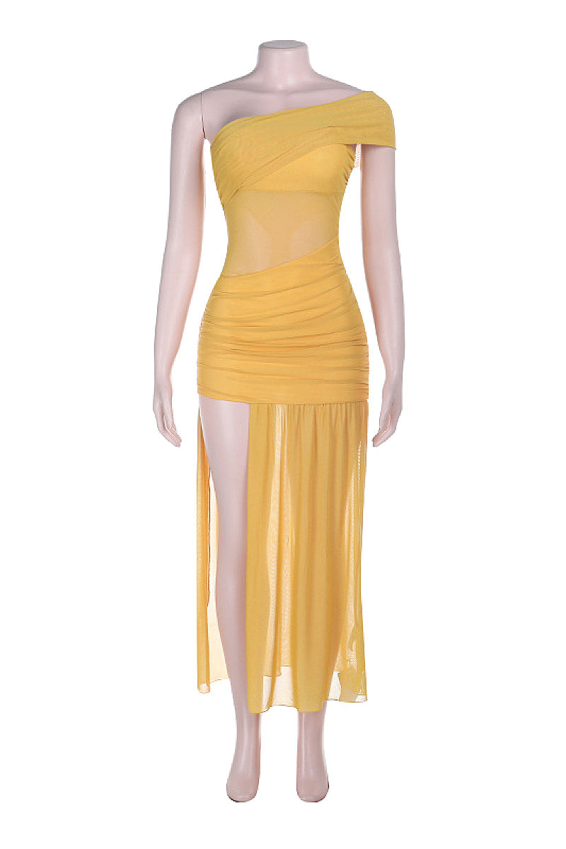 Summer Beach Travel Asymmetrical Dress