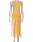 Summer Beach Travel Asymmetrical Dress