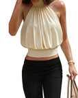 Summer Backless Halter Top for Women