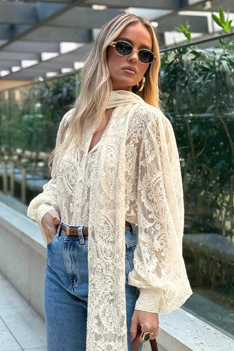 French Style Lace Top for Women