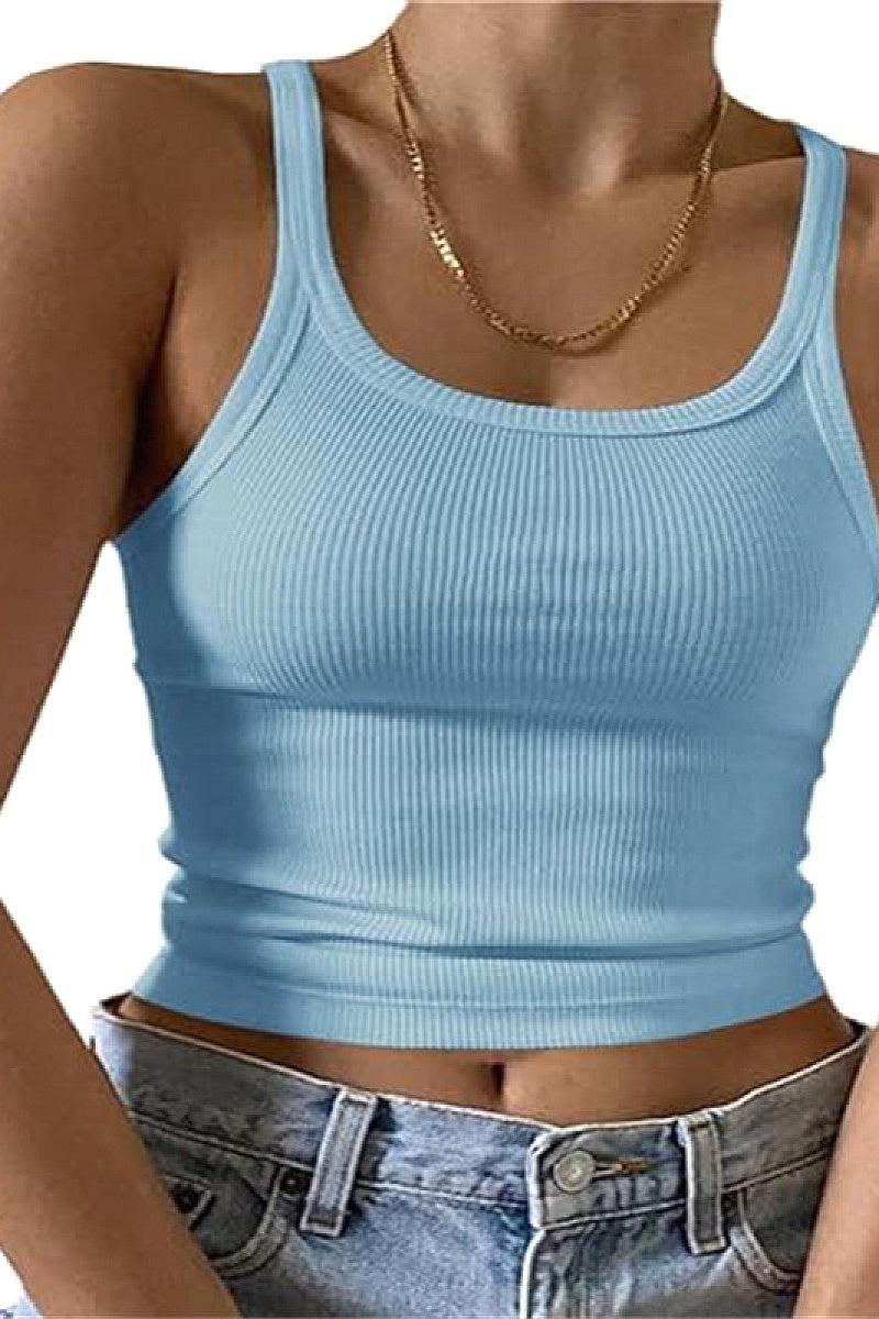 Summer Women's Crop Tank Top - Stylish and Trendy