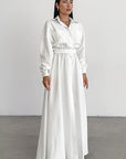 French Style Wrap Shirt Dress for Women