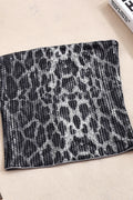 Gray Leopard Print