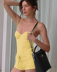 Summer Striped Floral Sports Two-Piece Set