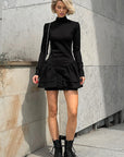 French Hepburn Style Little Black Dress