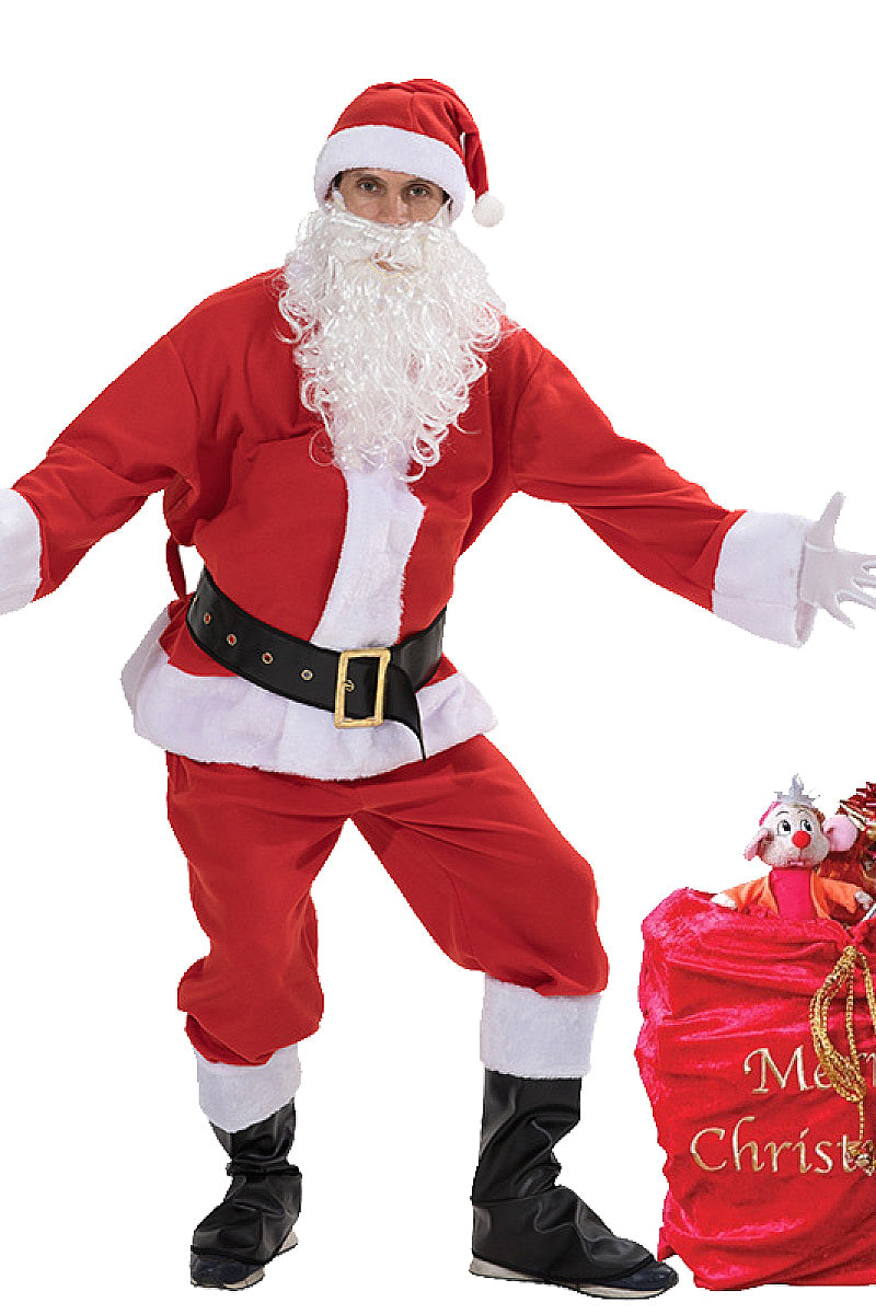 Merry Christmas Santa Gift Bag in Red