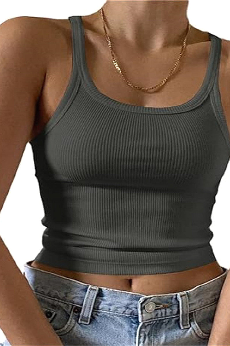 Summer Women's Crop Tank Top - Stylish and Trendy