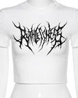 Trendy Short Sleeve Crop Top for Women