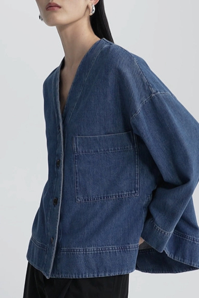 Casual Loose Denim Set for Women