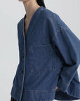Casual Loose Denim Set for Women