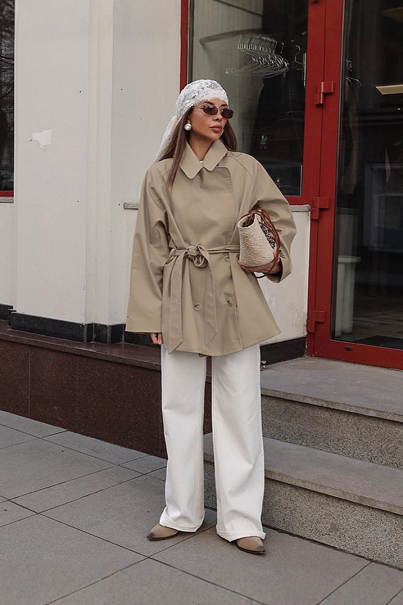 British Style Women's Trench Coat for Autumn and Winter