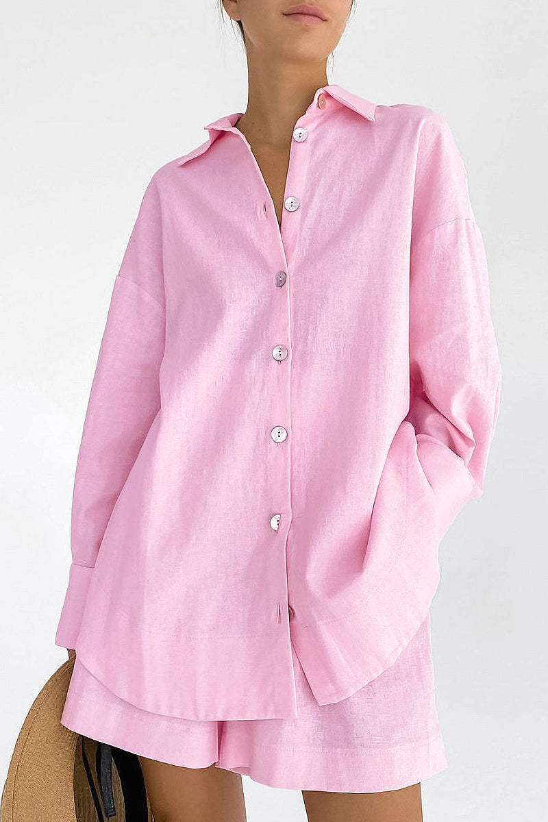 Casual Cotton Two-Piece Set for Women