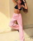 Spring Summer New Women's Casual Straight Pants