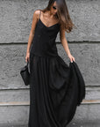 Sexy Black A-Line Dress for Women