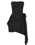 Stylish Floral Decorated Backless Dress