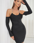 Chic Halter Neck Bodycon Dress for Women