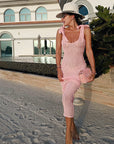 Fashionable U-Neck Bodycon Dress for Women
