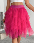 Princess Style Pleated Tulle Skirt