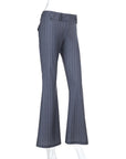Vintage Striped Flared Pants for Casual Wear