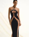 Elegant Halter Neck Bodycon Dress