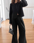 Chic Black Suit Set for Women