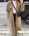 Stylish Loose Fit Long Trench Coat for Women
