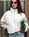 Stylish Stand Collar Windbreaker Jacket for Autumn